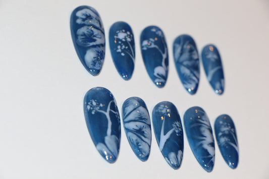 Cyanotype Nails