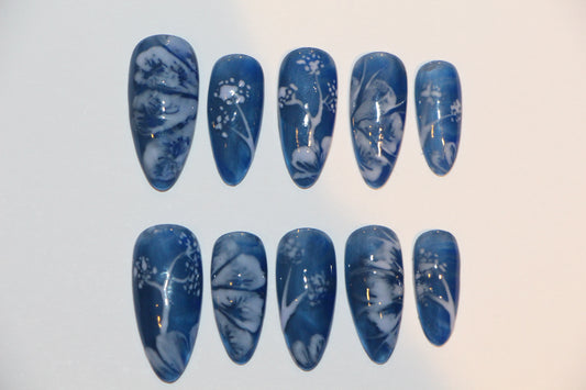 Cyanotype Nails